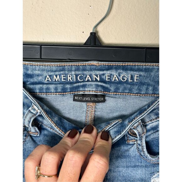 American Eagle Hi-Rise Jegging sz 2 NEXT LEVEL STRETCH - Picture 4 of 10